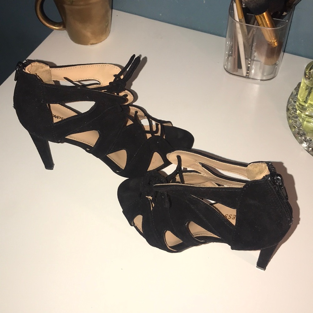 Black heels